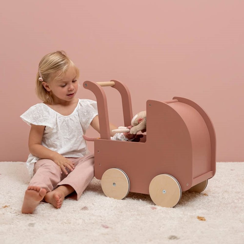 Little Dutch Wooden Doll Pram with Rosa Doll
