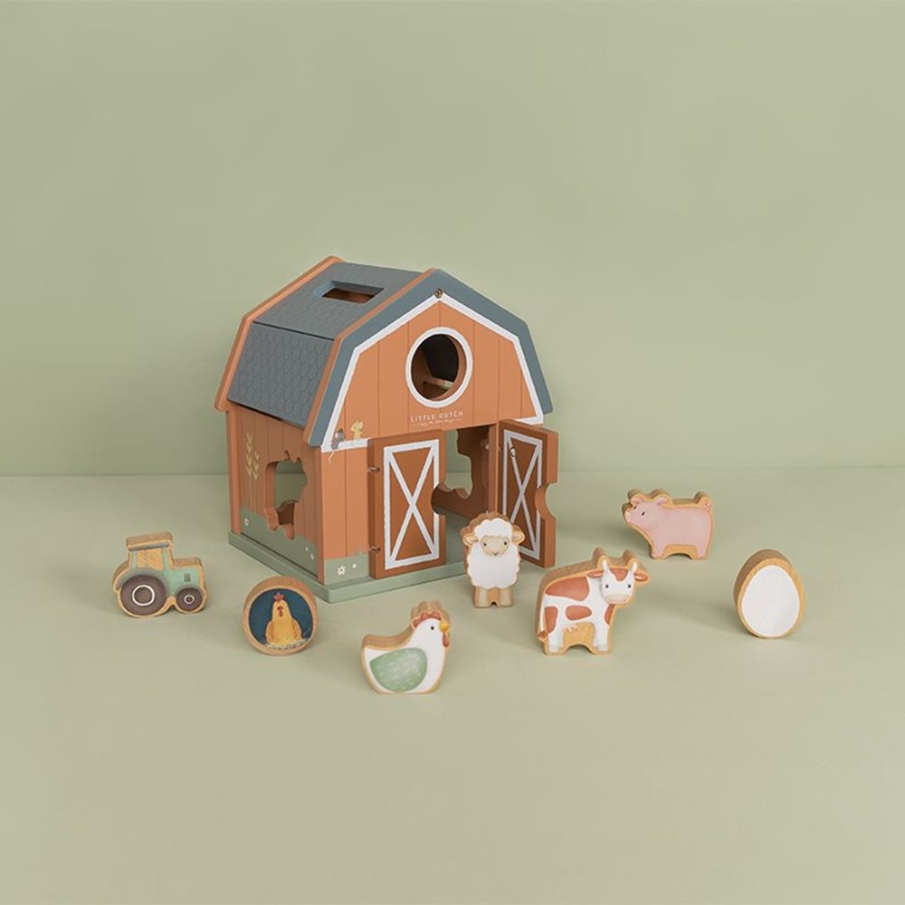 Little Dutch Shape Sorter - Little Farm
