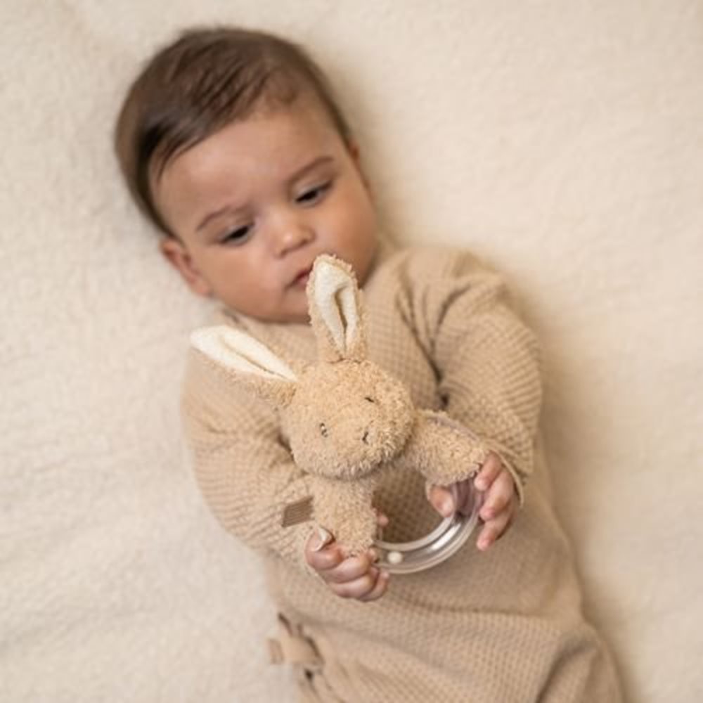 Little Dutch Ring Rattle - Baby Bunny