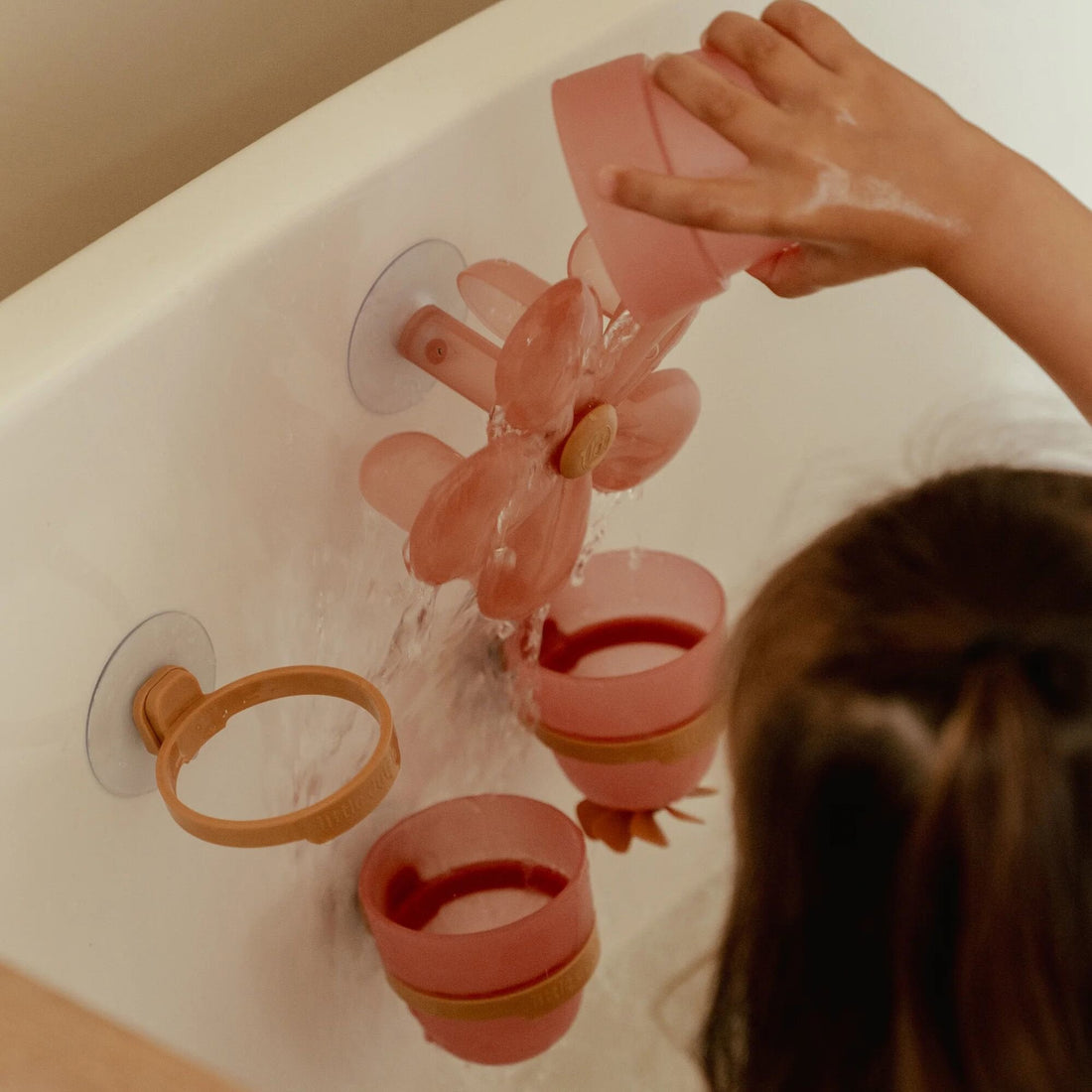 Little Dutch Bath Wall Cups - Pink