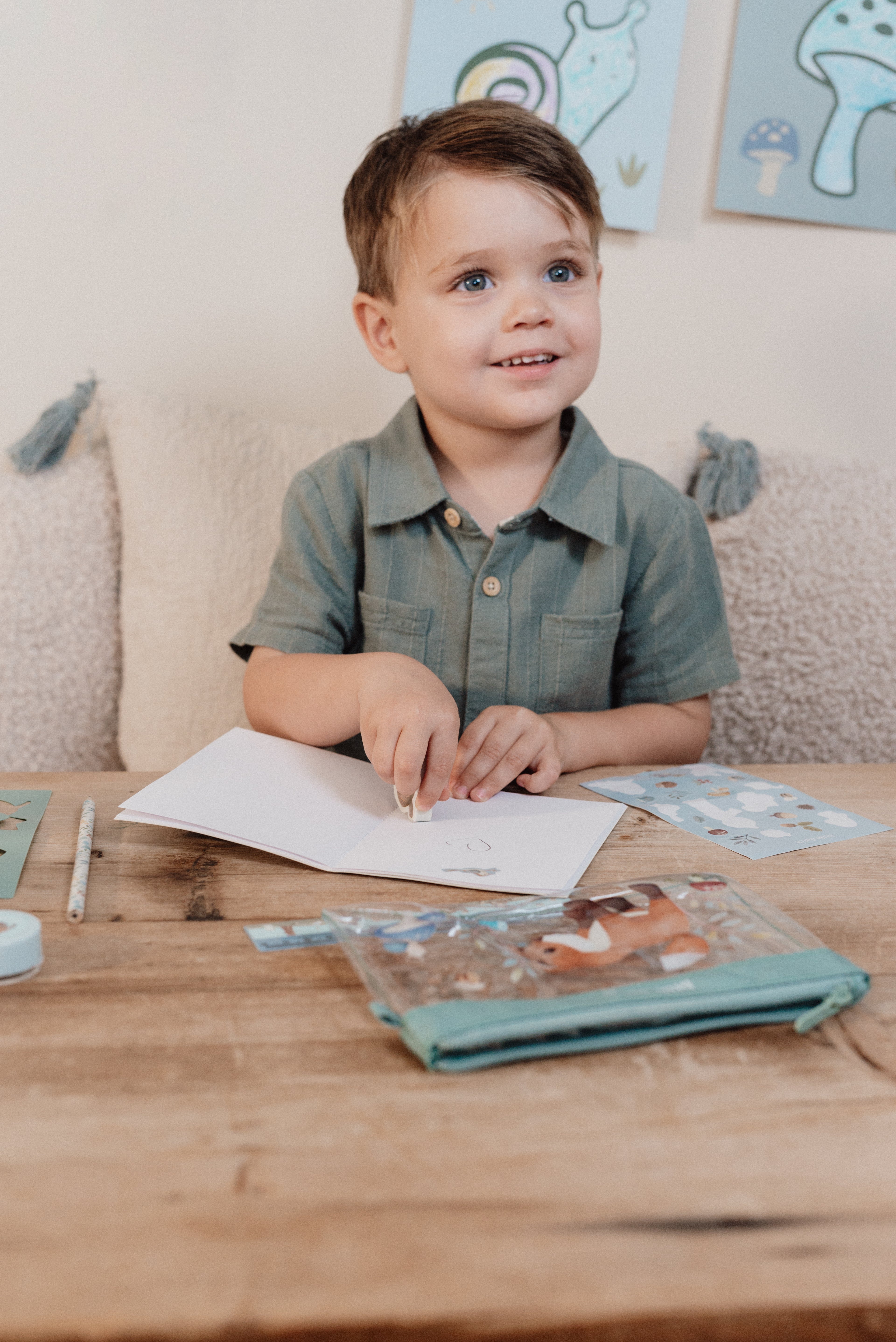 Little Dutch Stationery Set - Forest Friends
