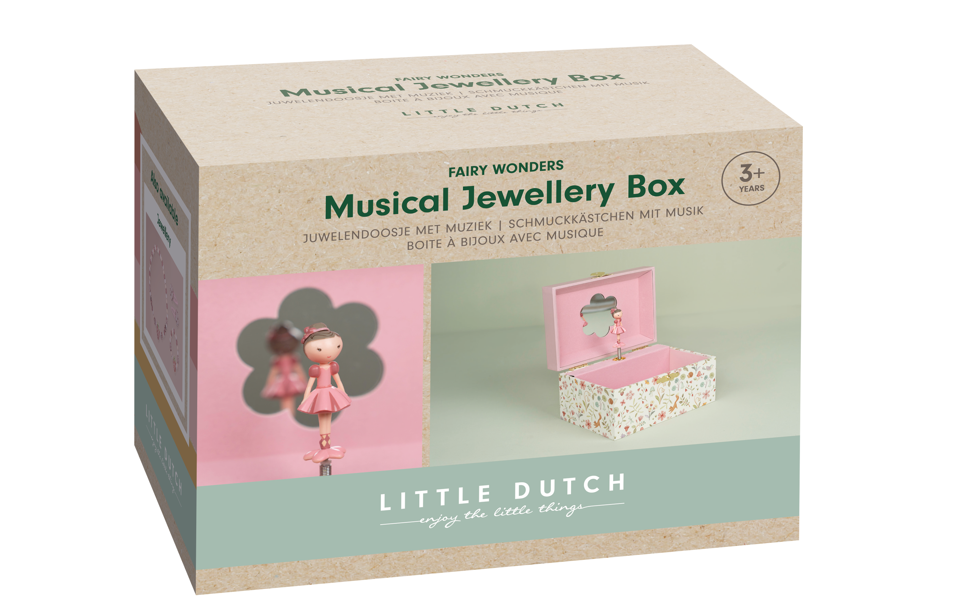 Little Dutch Musical Jewellery Box -Rosa