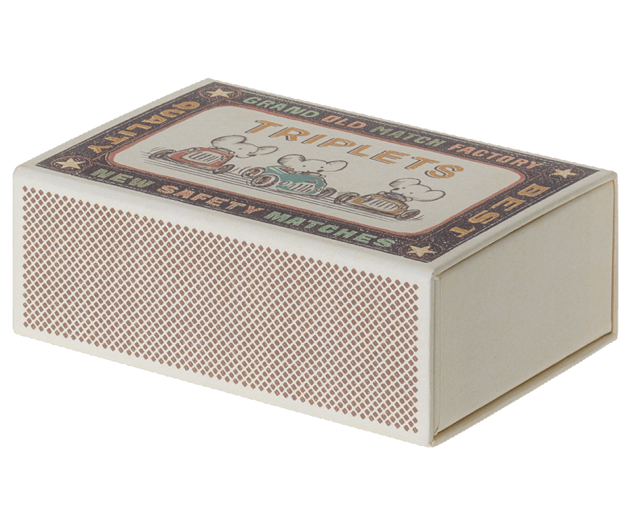 Maileg Baby Mice - Triplets in matchbox