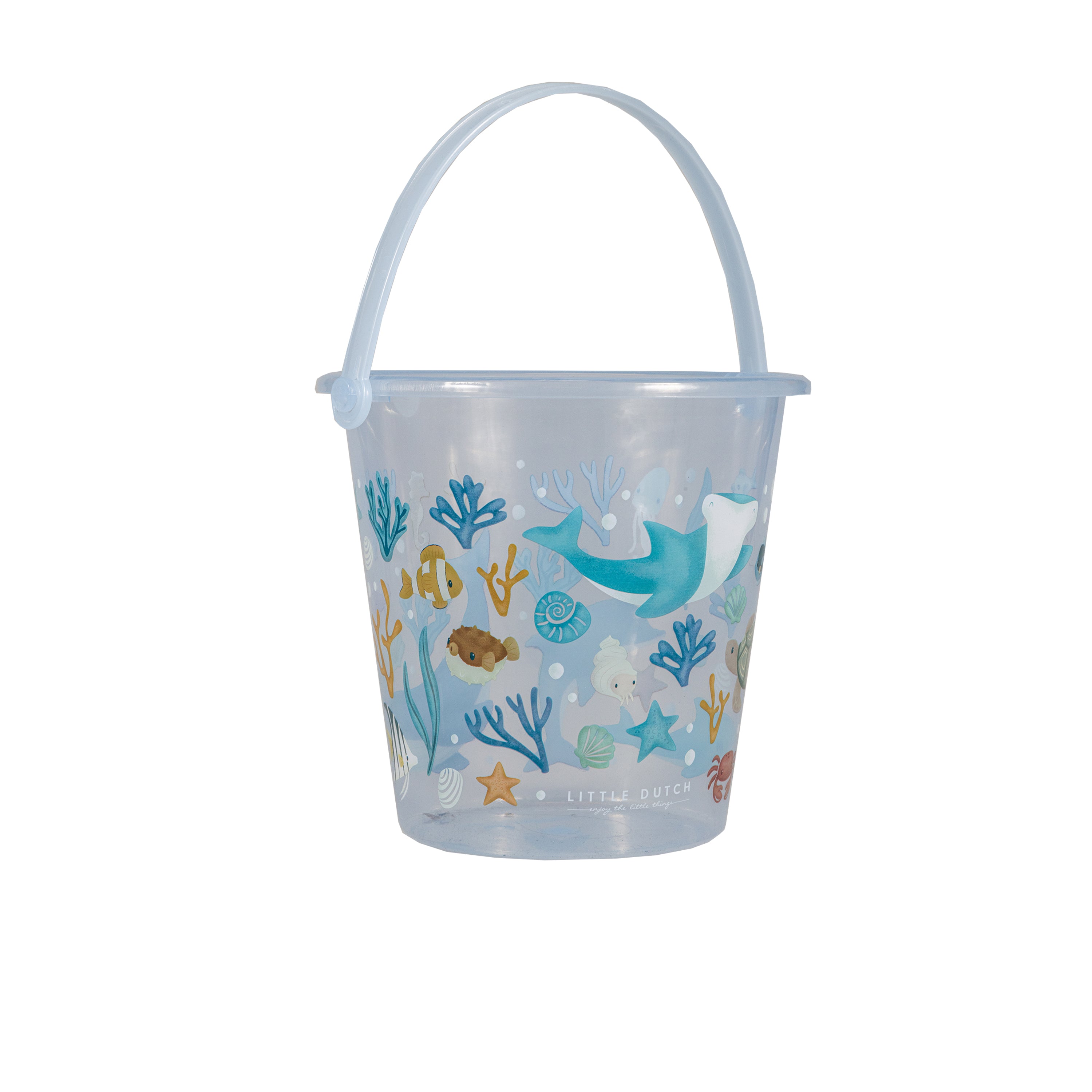 Little Dutch Shell Bucket Ocean Dreams Blue