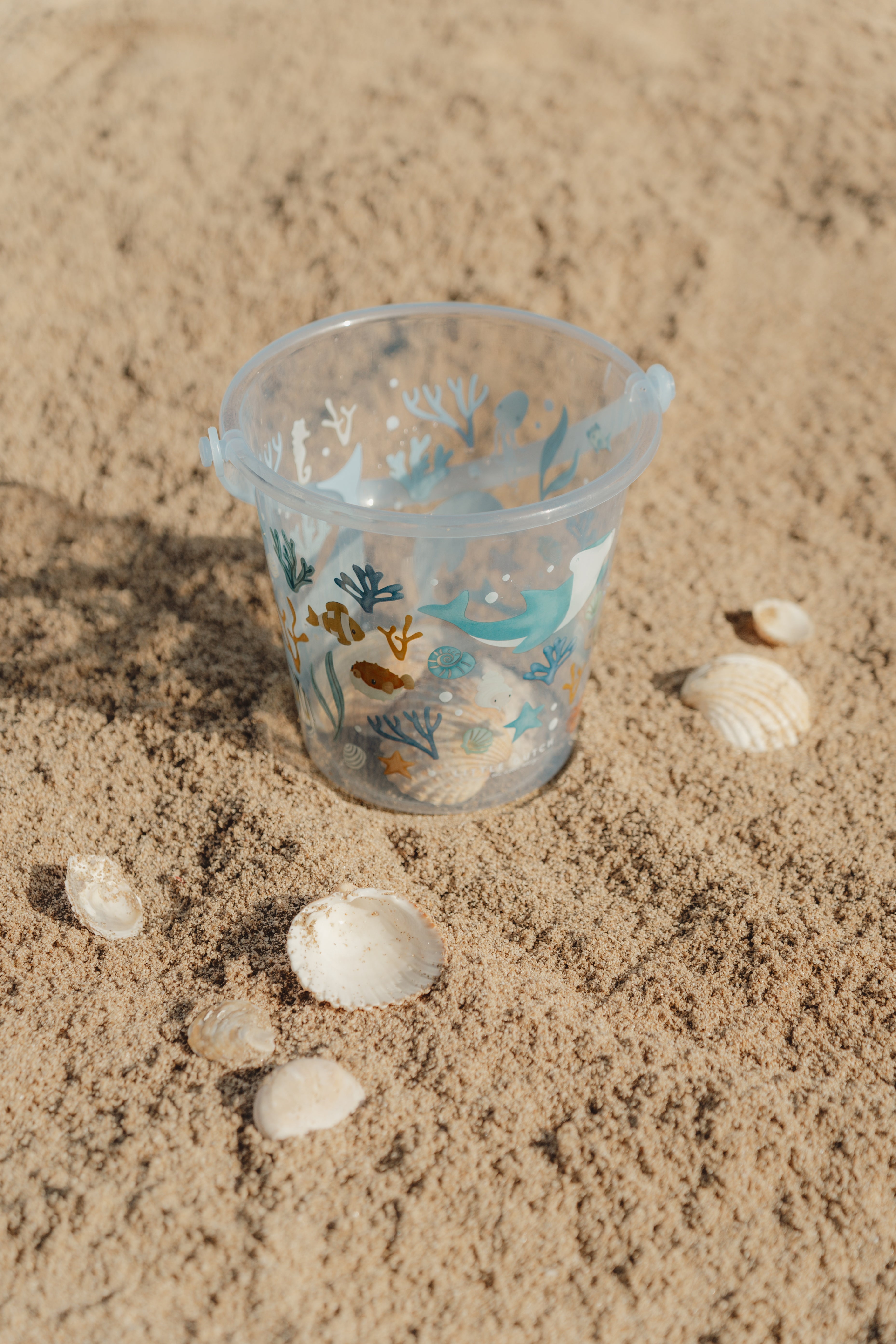 Little Dutch Shell Bucket Ocean Dreams Blue