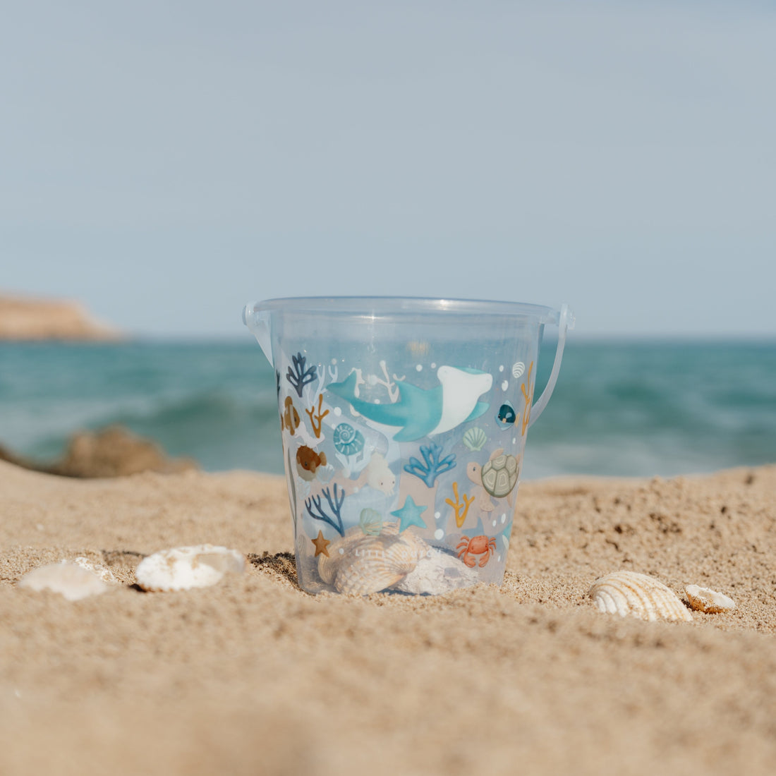 Little Dutch Shell Bucket Ocean Dreams Blue