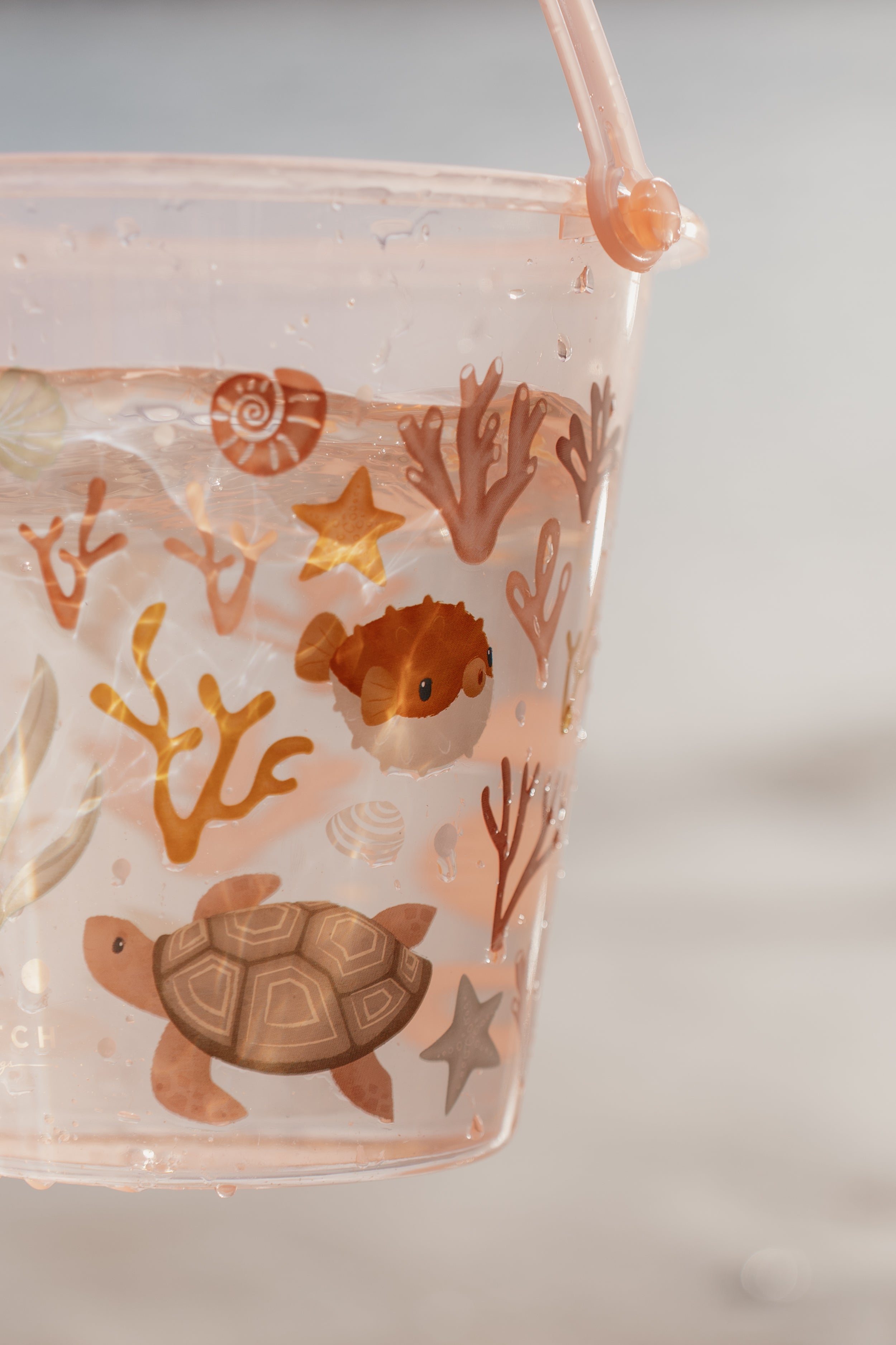 Little Dutch Shell Bucket - Ocean Dreams Pink