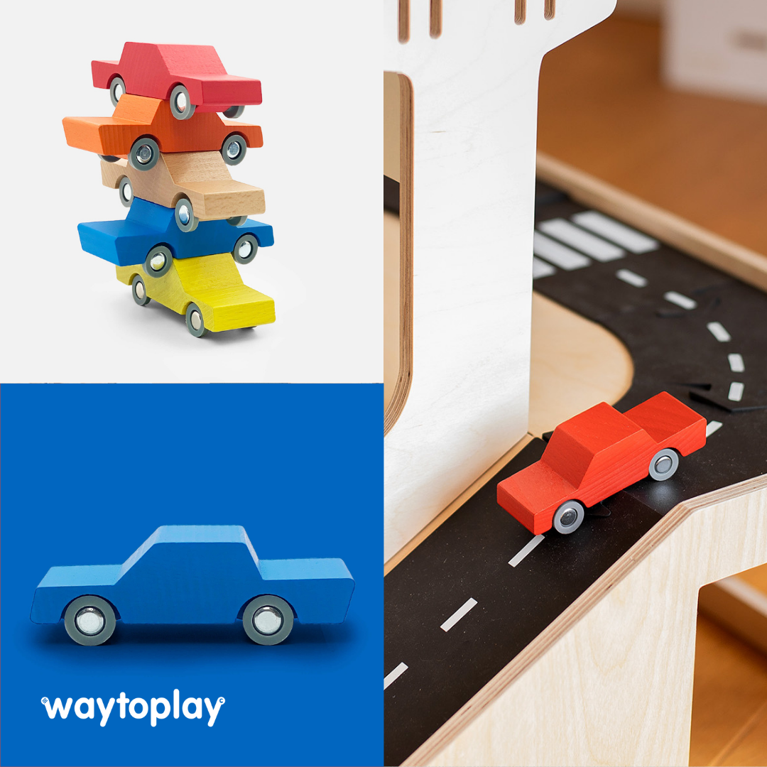 Waytoplay Back and Forth car - Blue