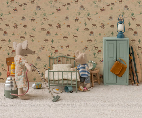 Maileg Vintage bed, Mouse - Mint