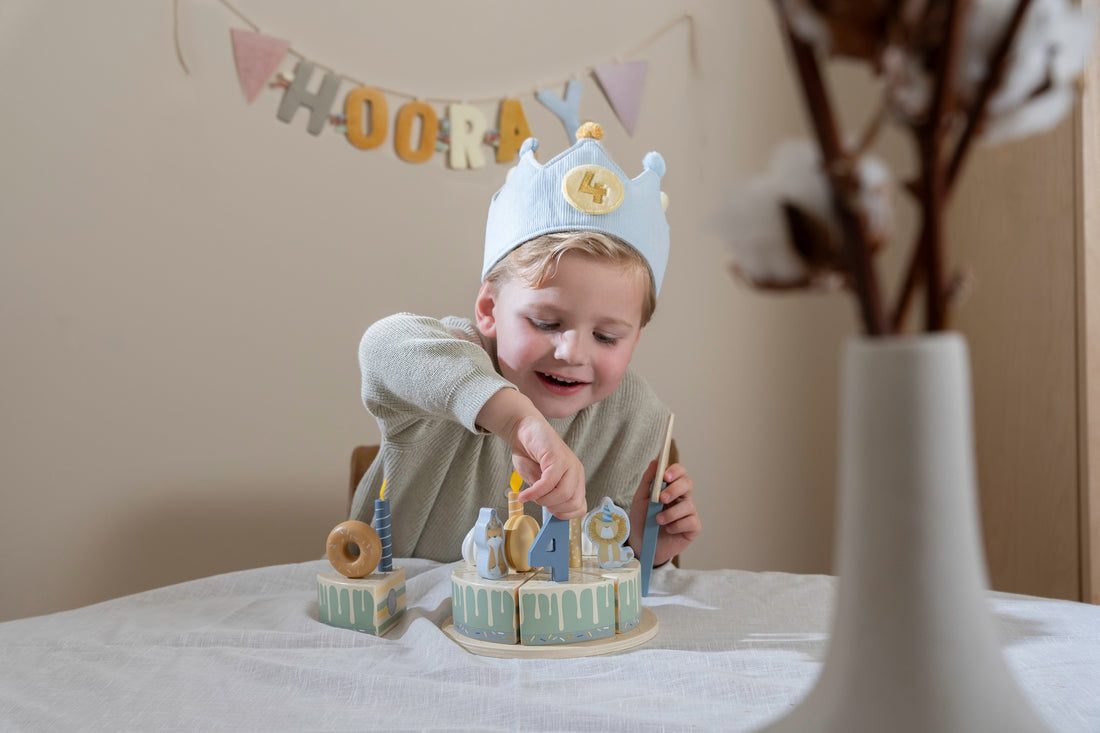 Little Dutch Birthday Crown with Numbers - Blue