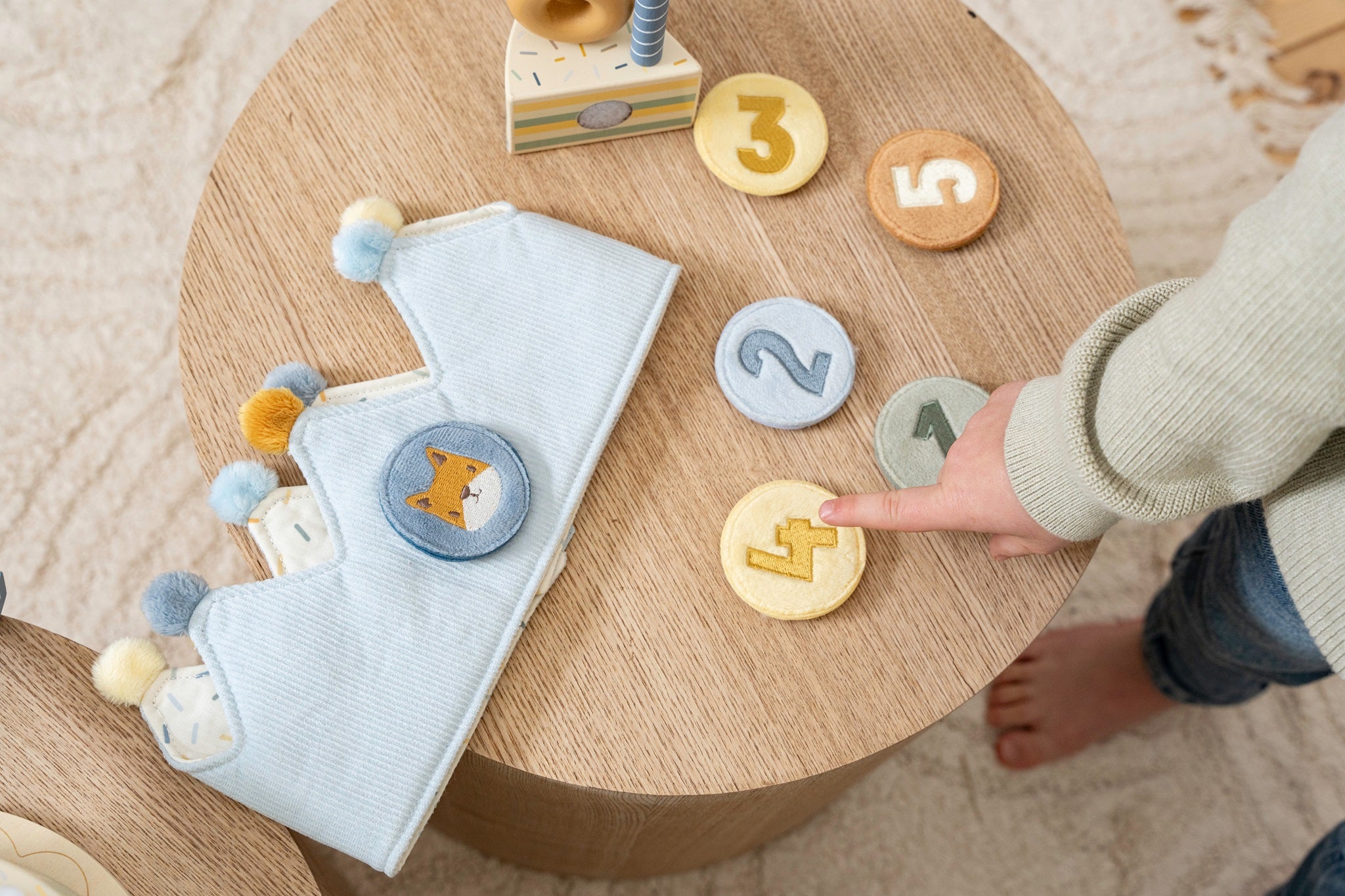 Little Dutch Birthday Crown with Numbers - Blue