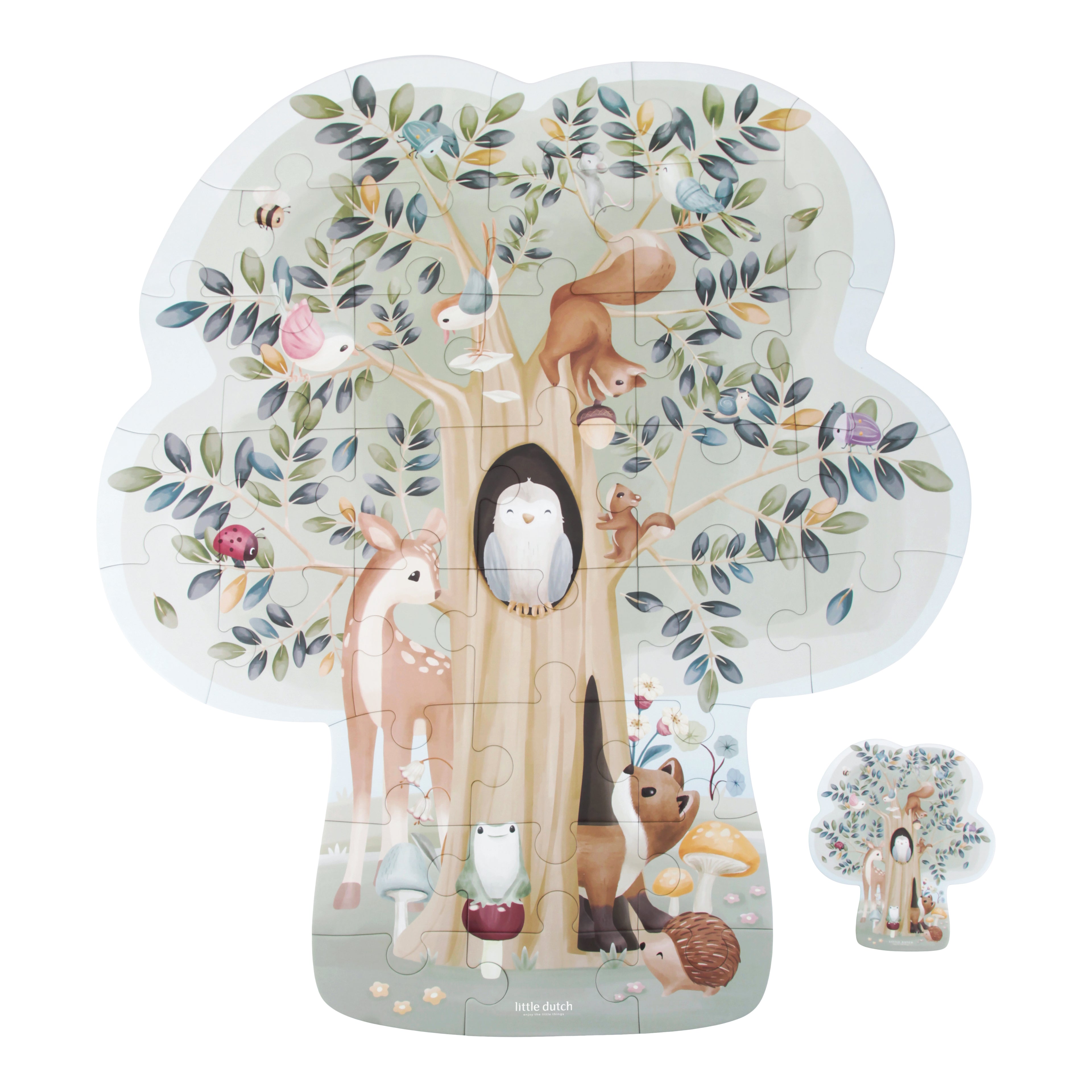 Little Dutch Floorpuzzle - Forest Friends