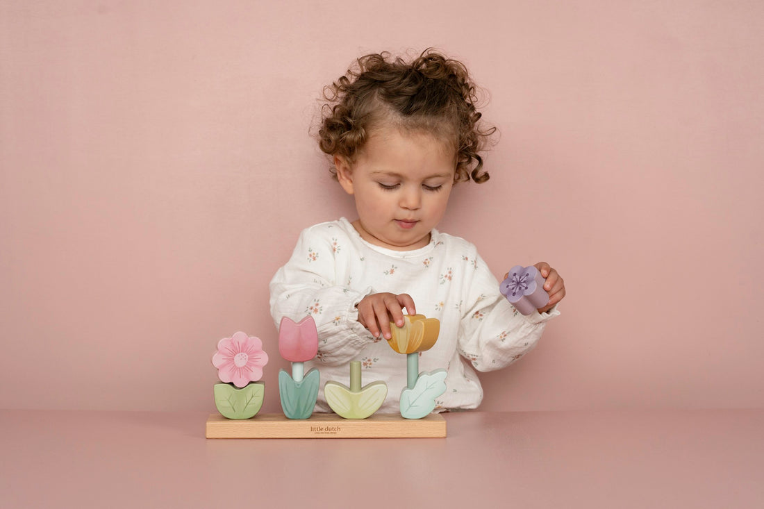 Little Dutch Stacking Puzzle Flowers - Fairy Garden