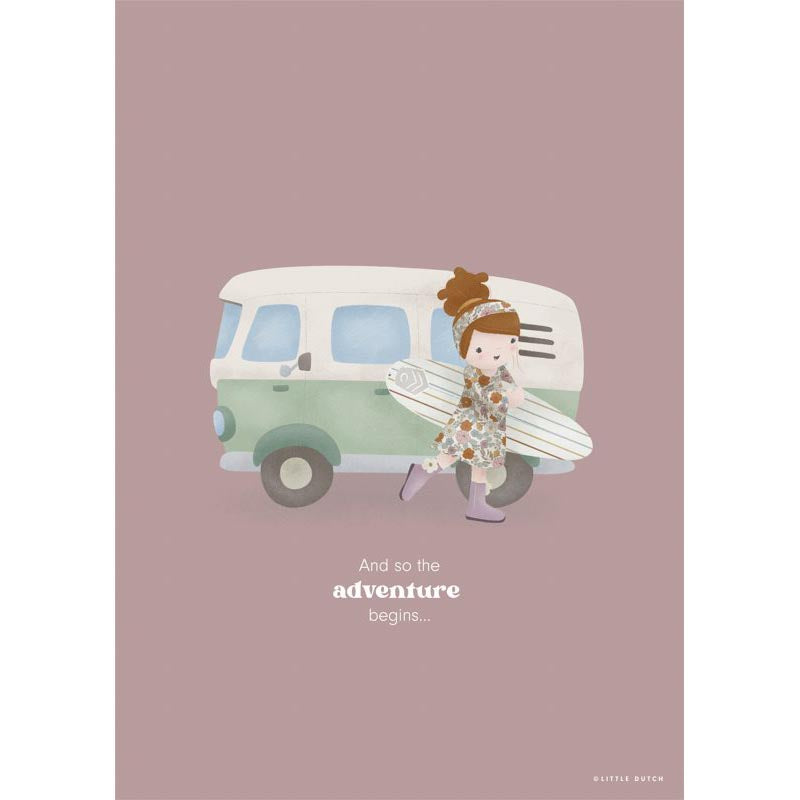 Little Dutch Poster - Vintage Little Flowers (A3)