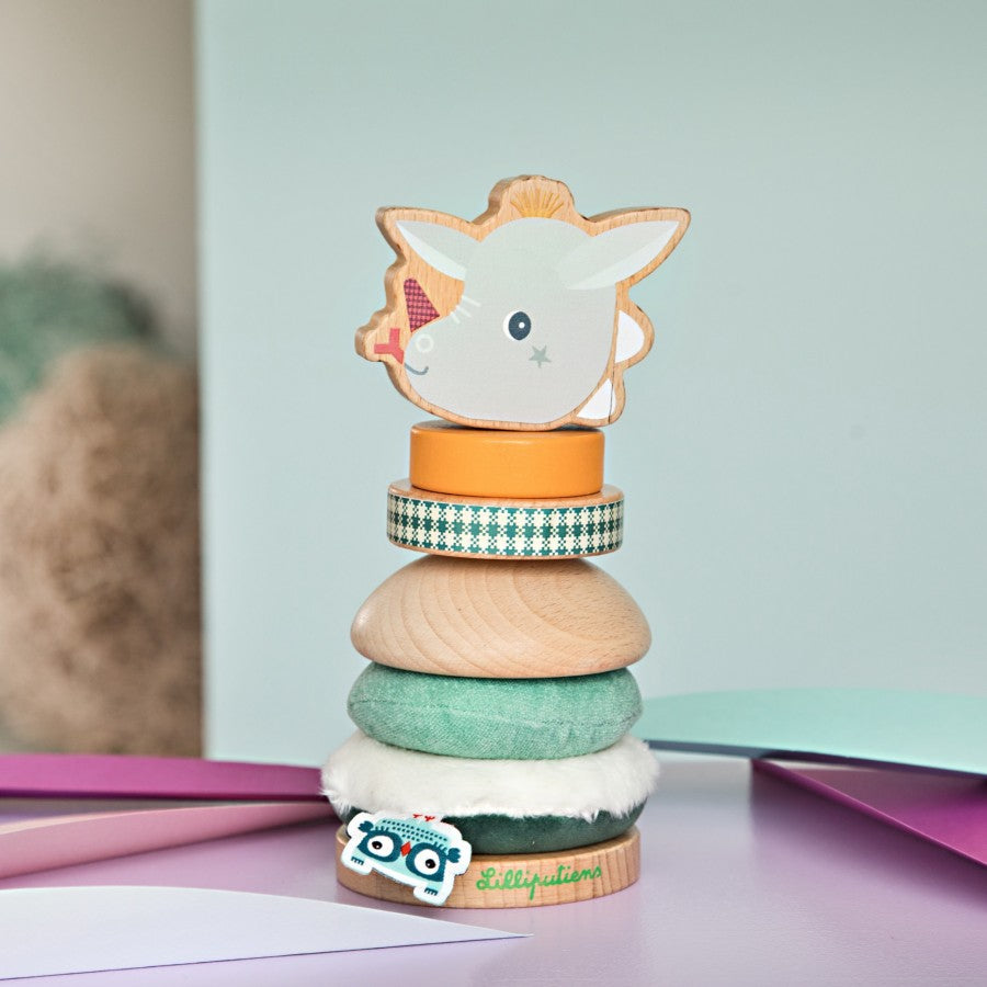 Lilliputiens Stacking Pyramid Joe Dragon