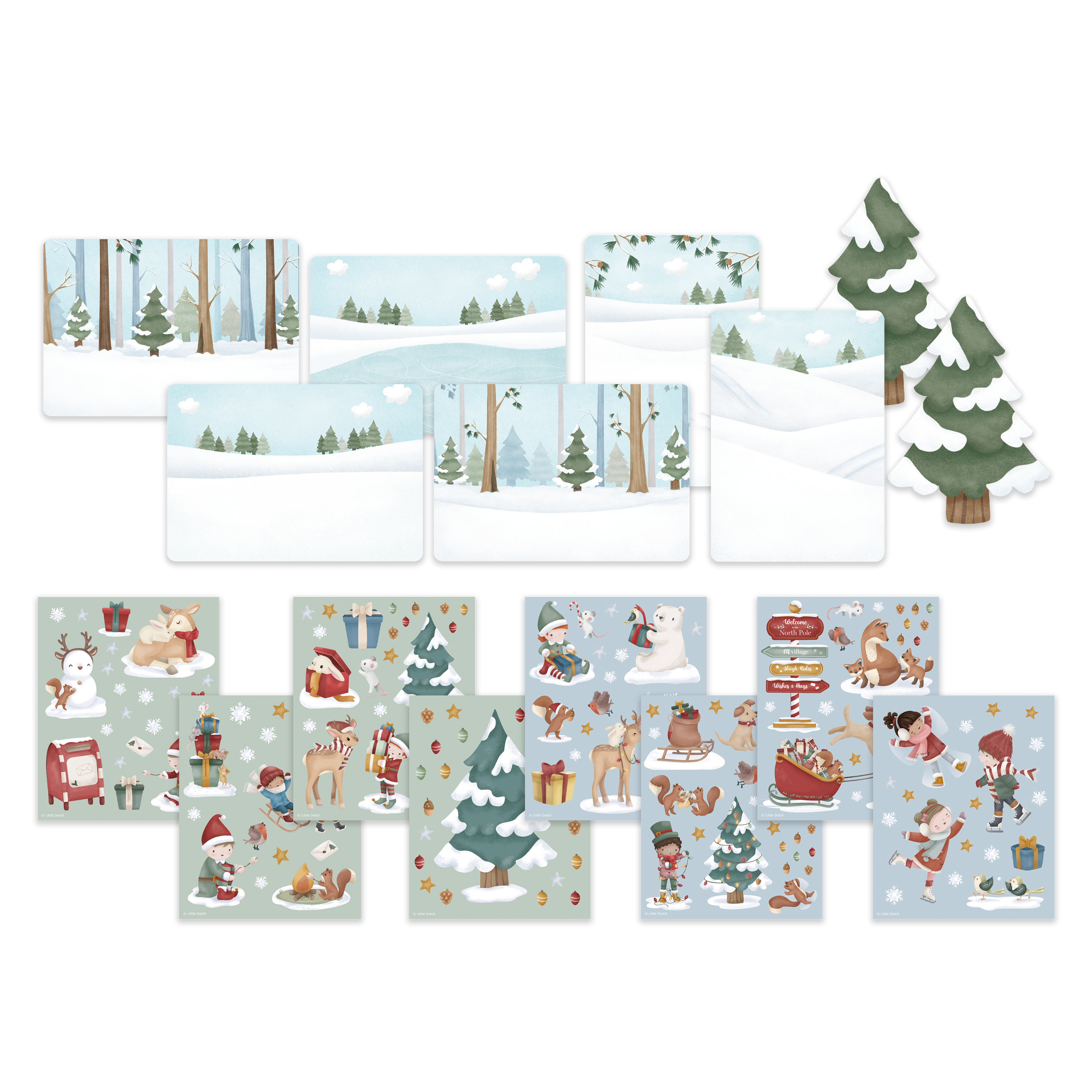 Little Dutch Christmas Sticker Story Booklet