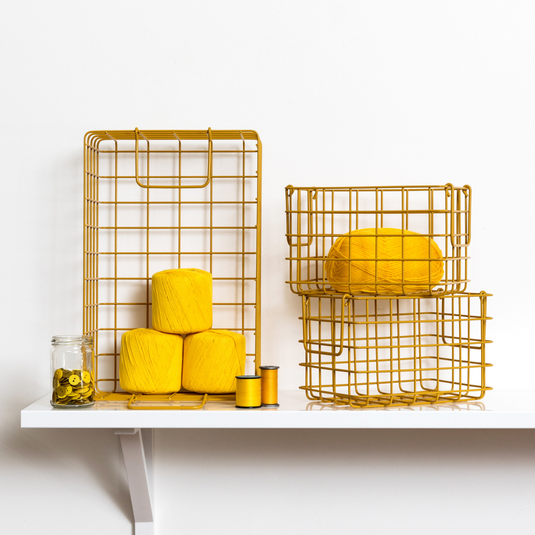 The Baskets In Mustard (Pre-order)