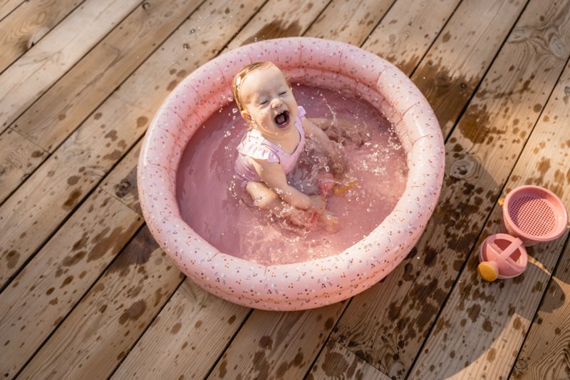 Little Dutch Pink Flowers Inflatable Pool