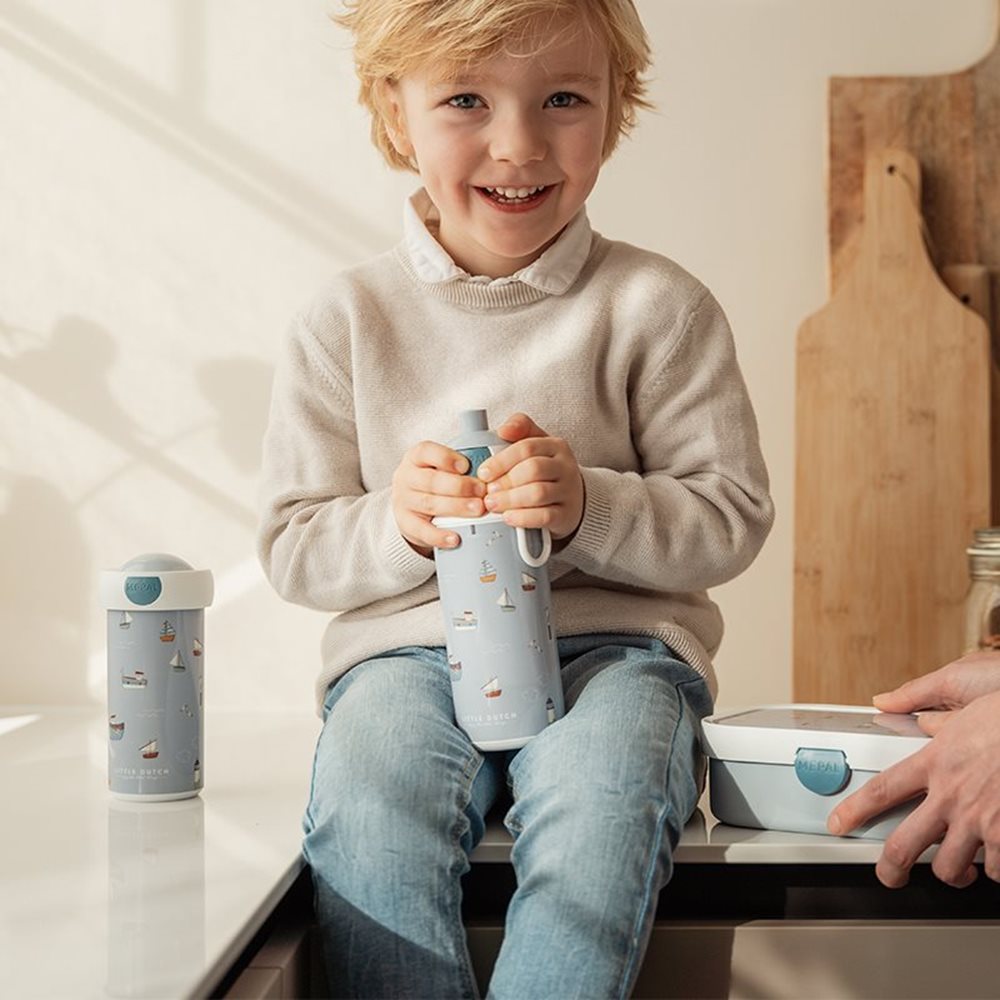 Little Dutch Drinking Bottle - Sailors Bay (Pop Up Lid)