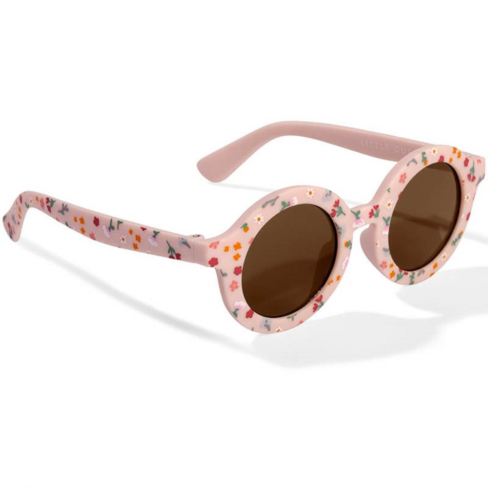 Little Dutch Kids Sunglasses Little Pink Flowers - Round