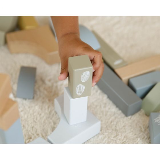 Little Dutch Walker With Blocks - Ocean Blue