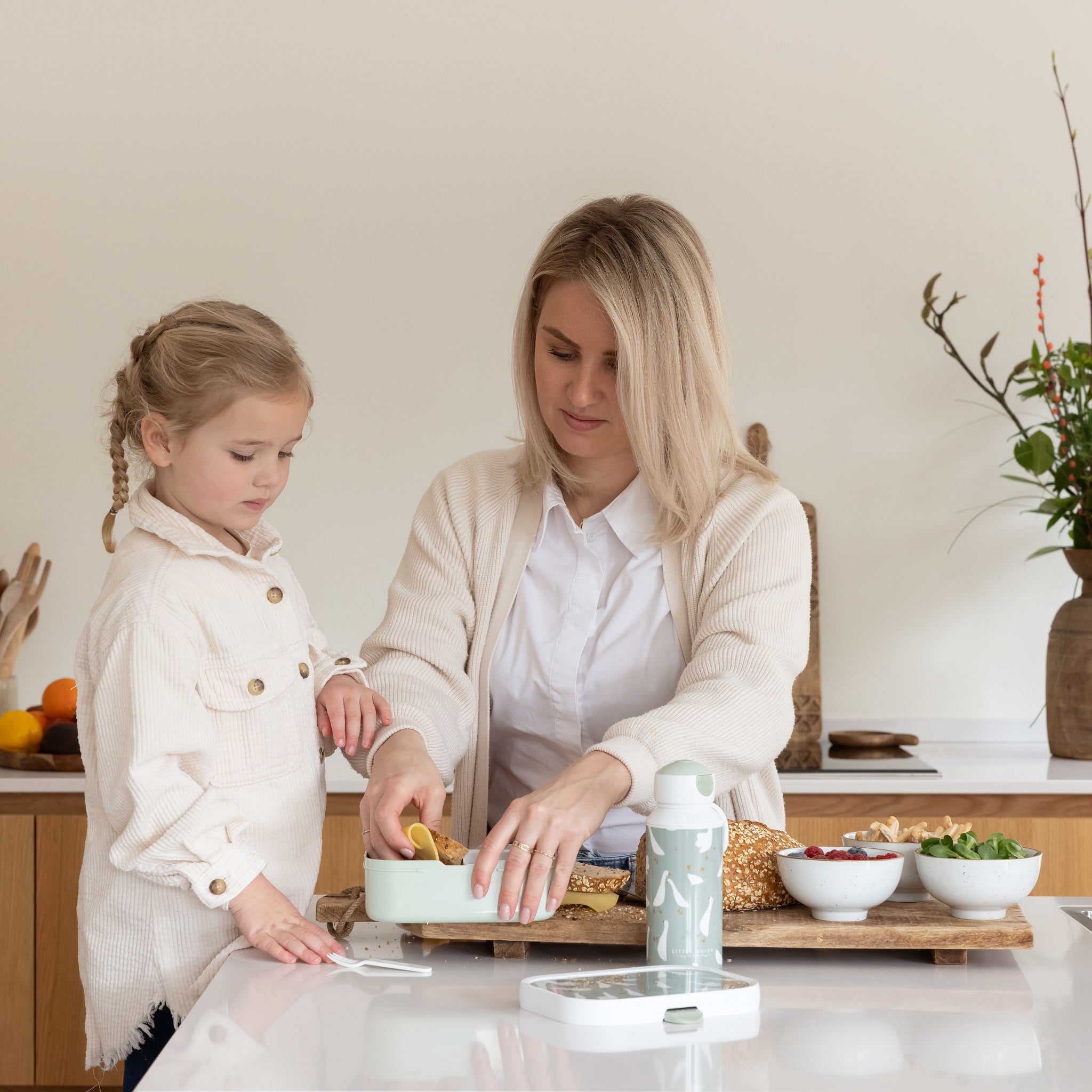 Little Dutch Drinking Bottle -Little Goose (Pop Up Lid)