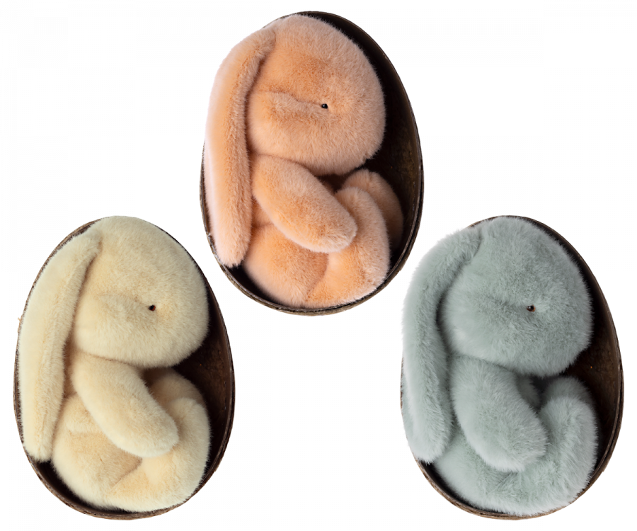 Maileg Plush Bunny in egg - Cream