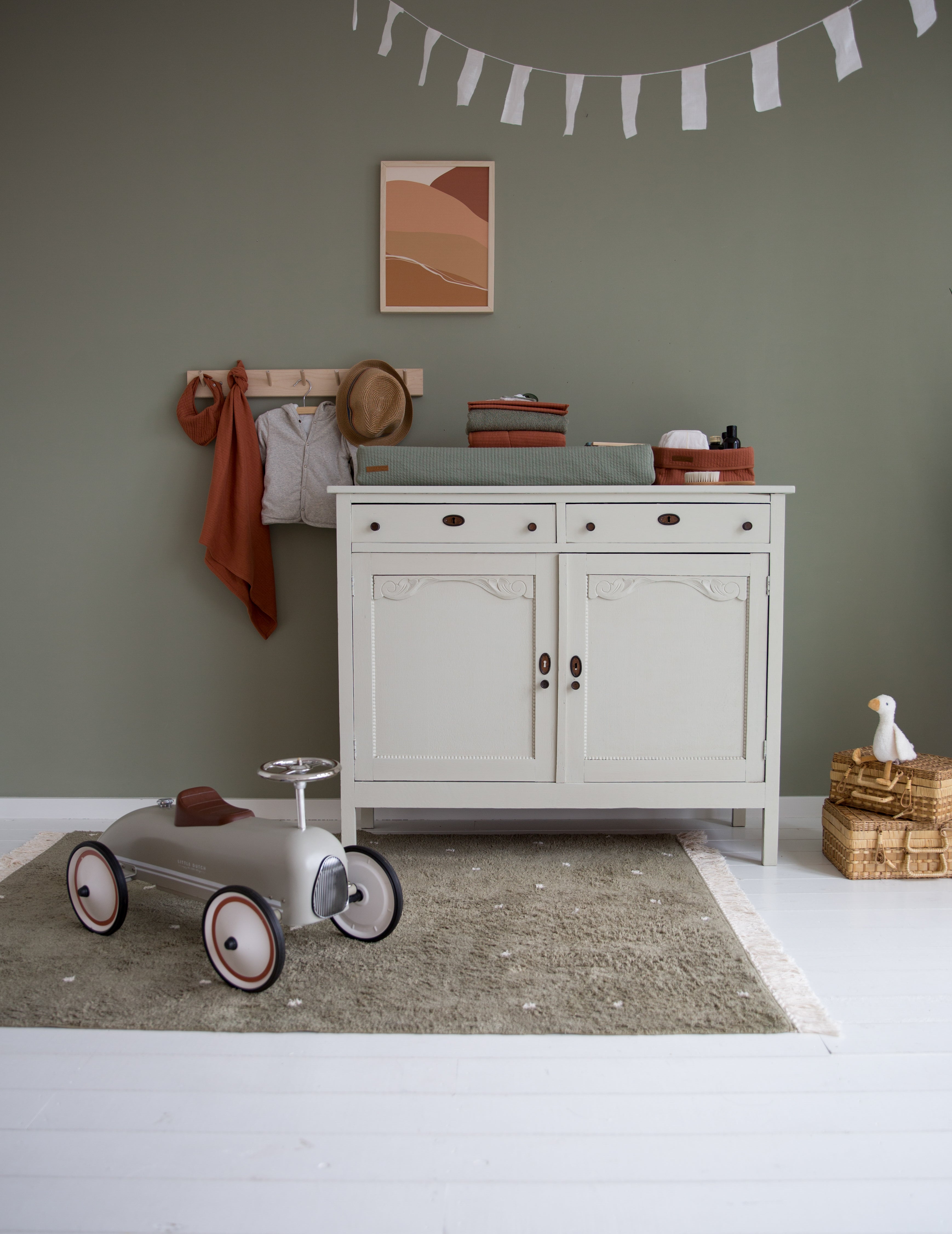 Little Dutch Retro Roller - Olive