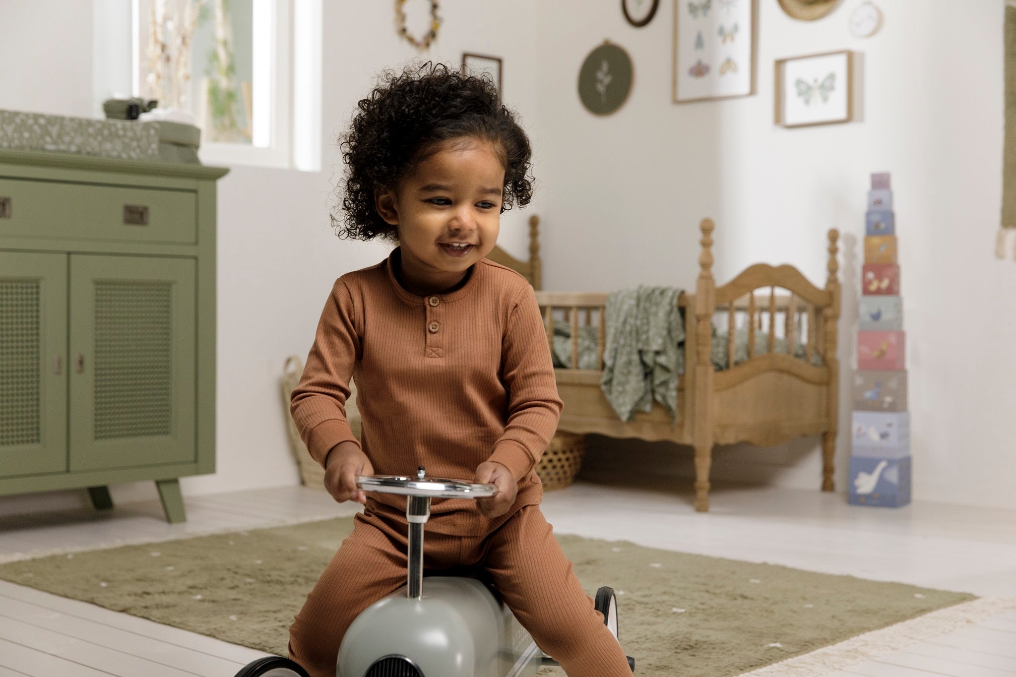 Little Dutch Retro Roller - Olive