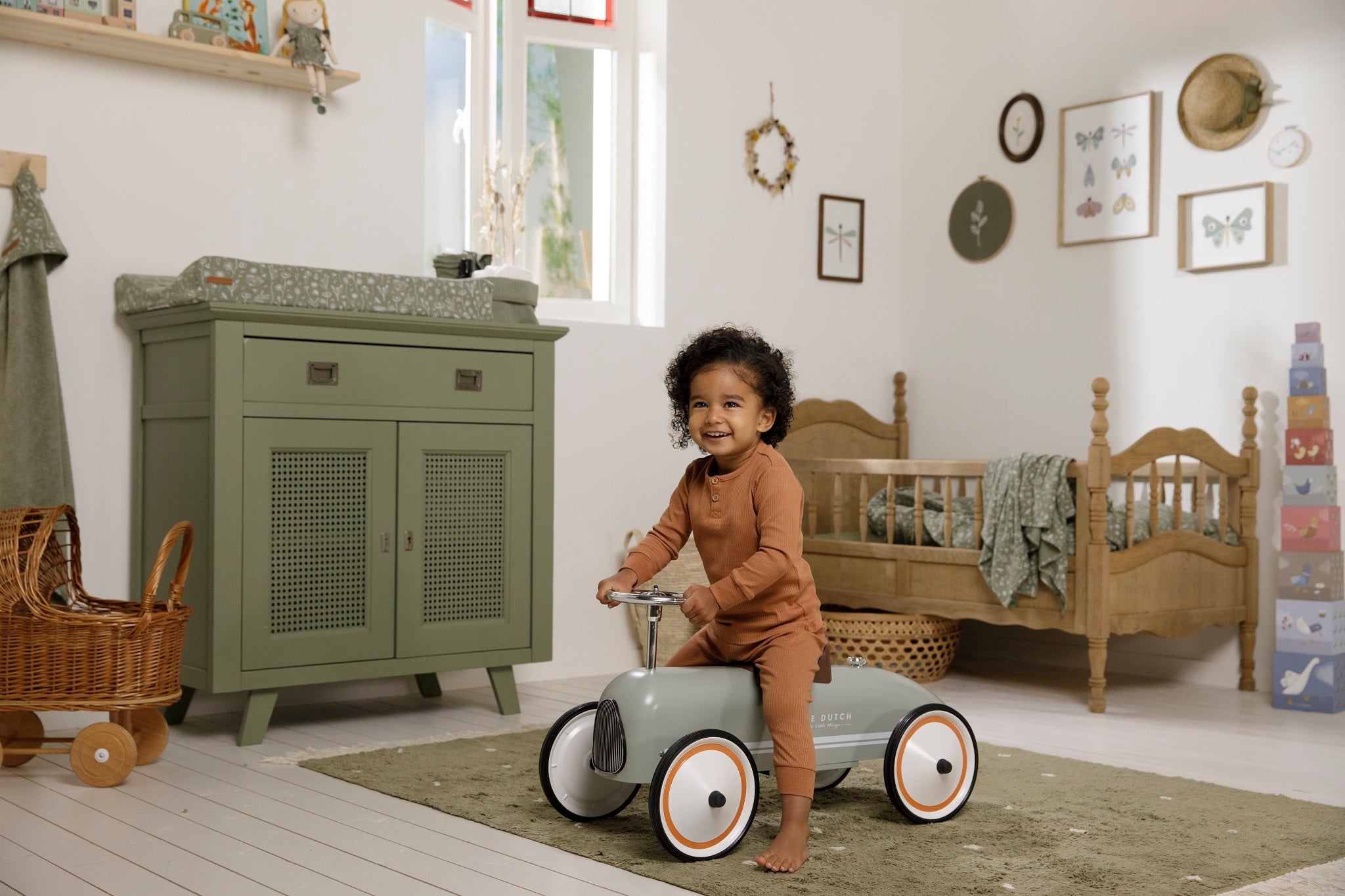 Little Dutch Retro Roller - Olive