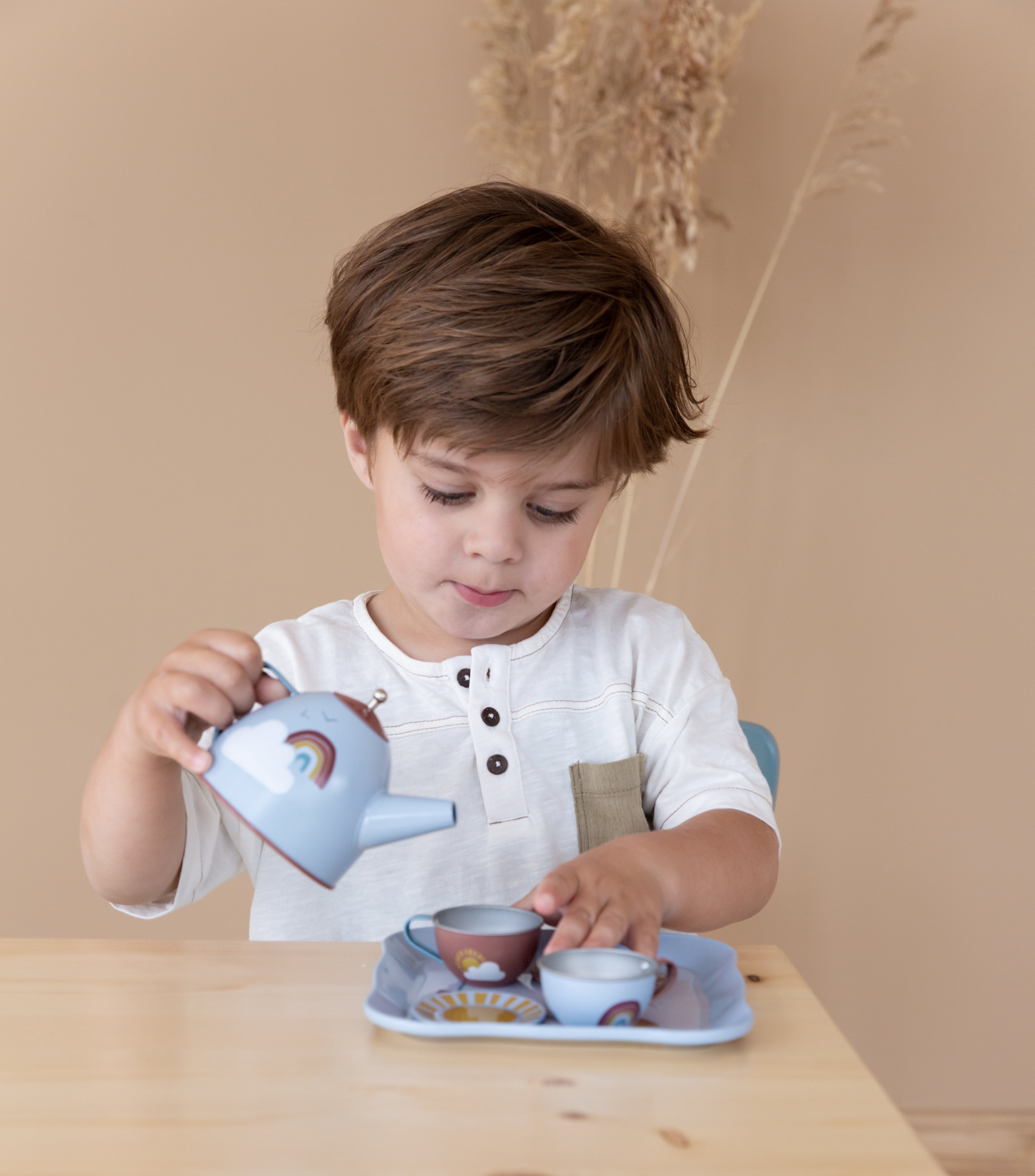 Little Dutch Rainbow Tea Set in Case