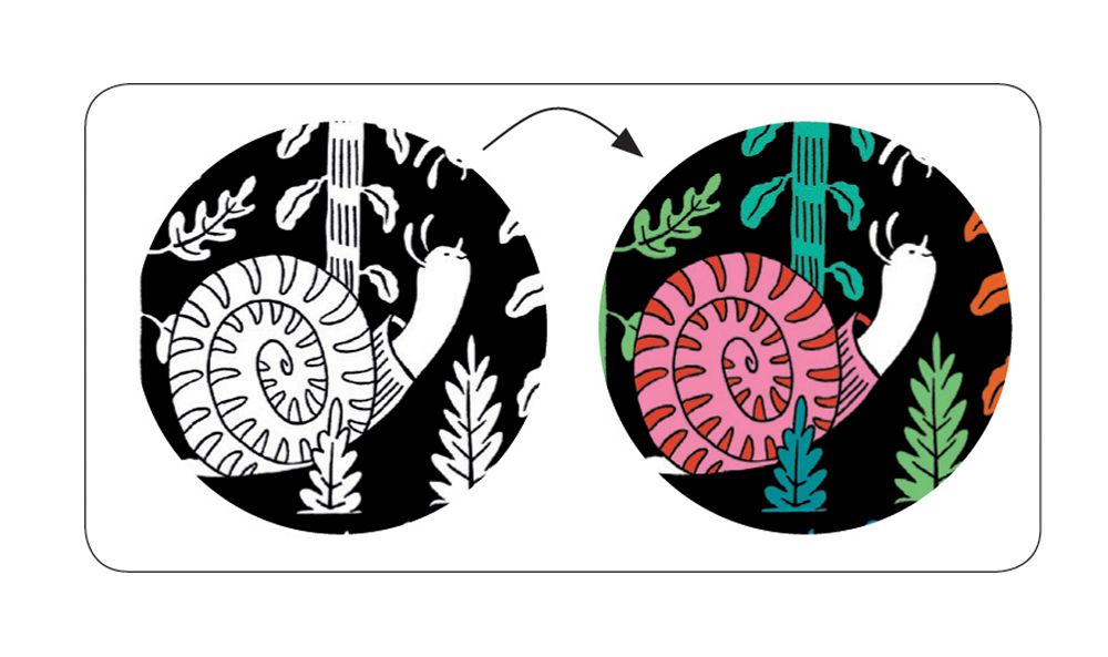 Colouring Velvet - Pretty Fishes