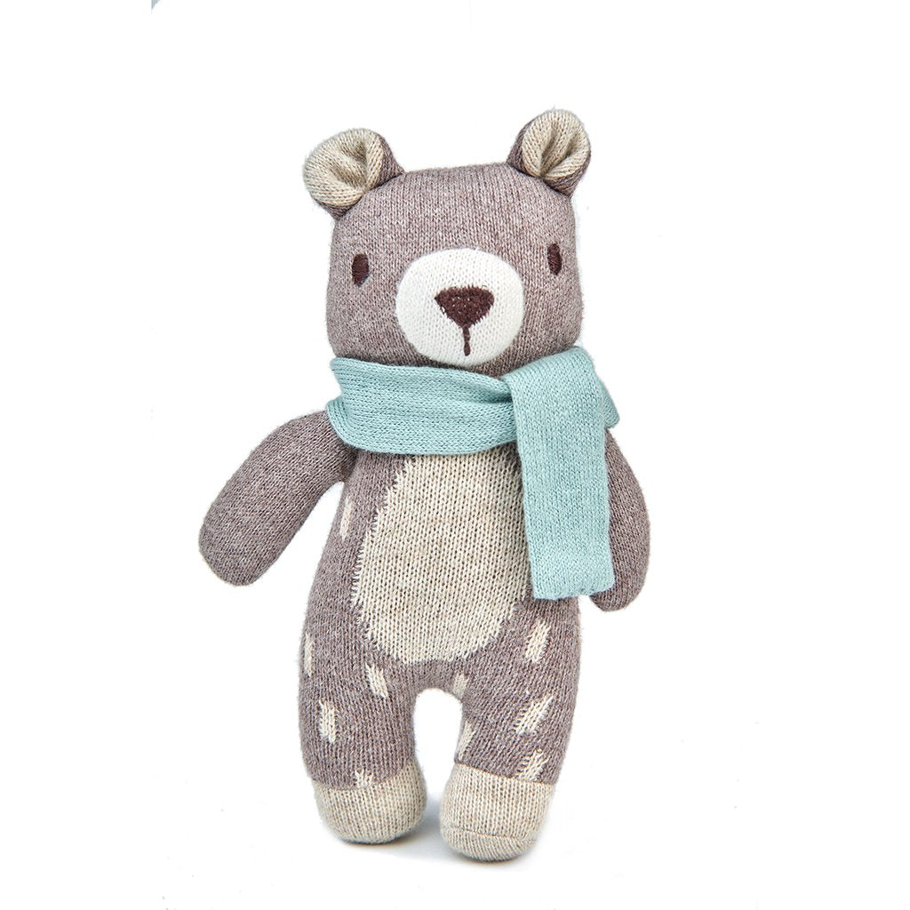 Fred the Bear Knitted Toy