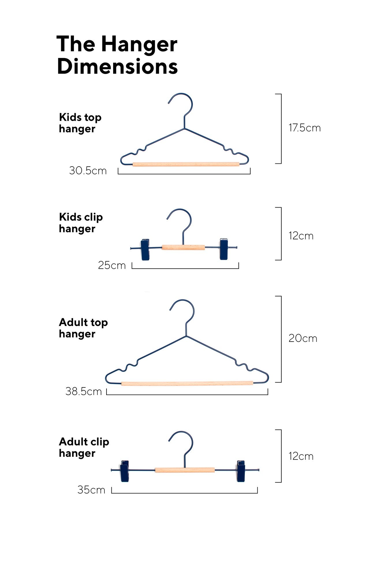 Kids Clippy Hangers- Choose your colour (Pre-order)