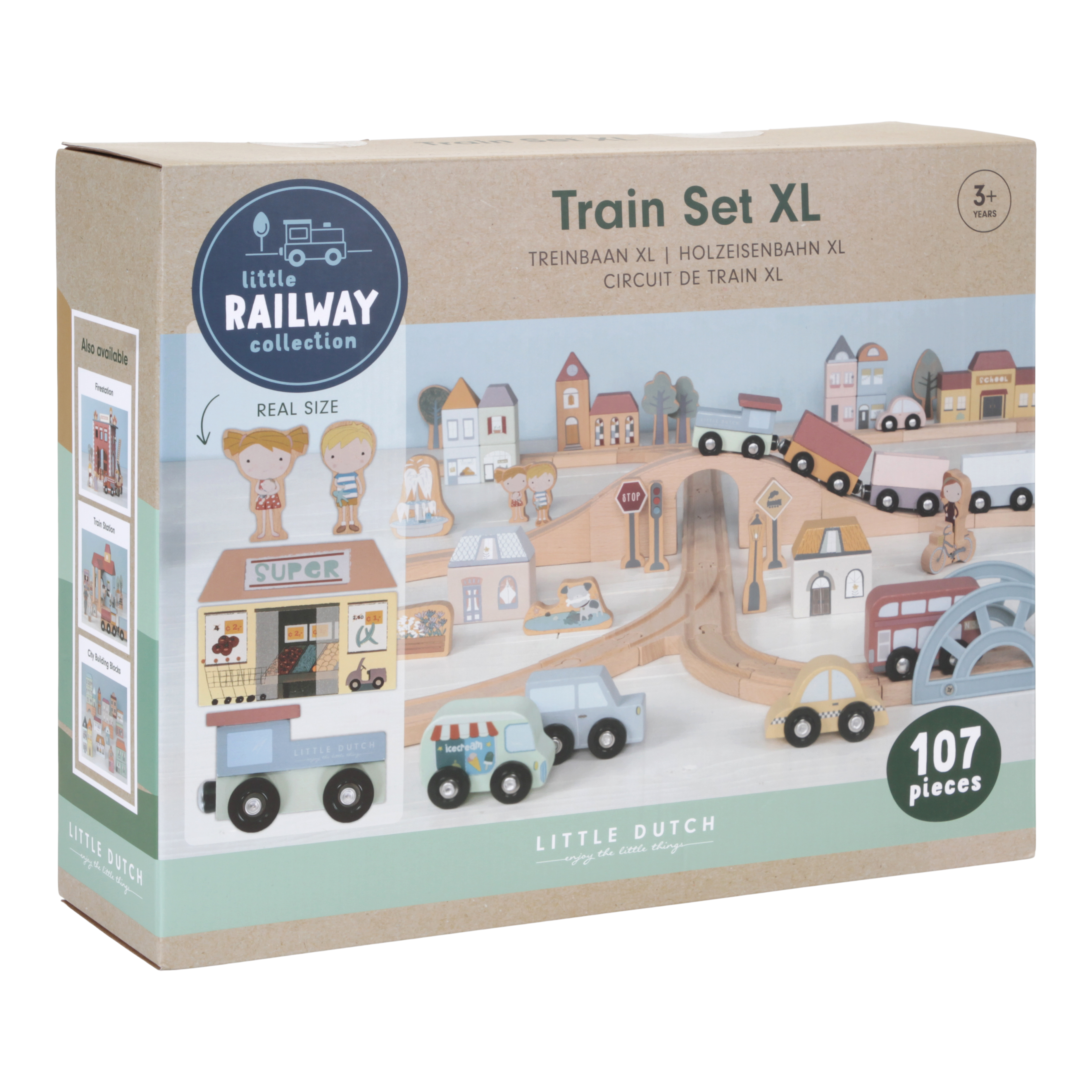 Little Dutch Railway Train XL - Starter Kit