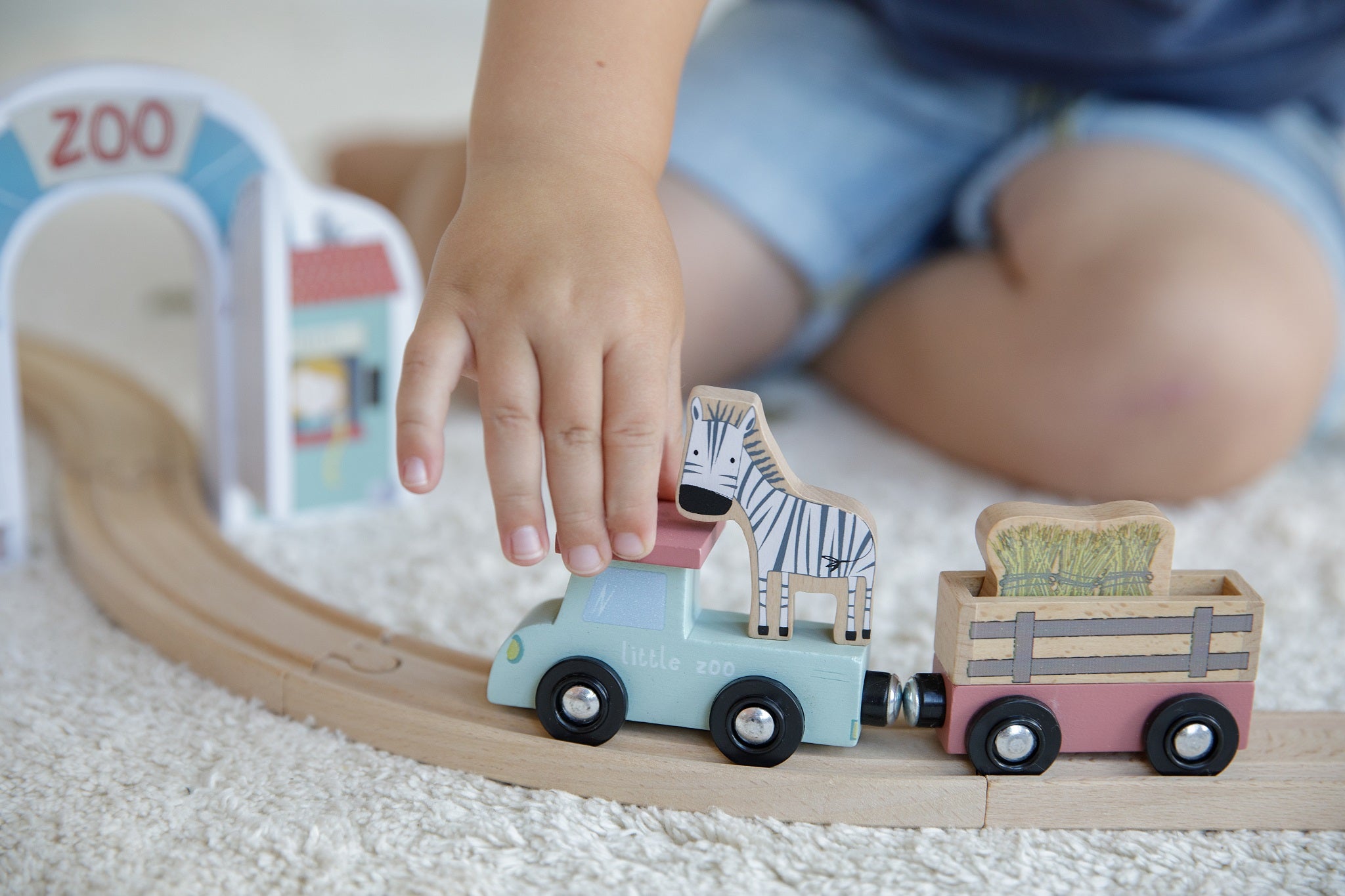 Little Dutch Railway Extension Zoo Set