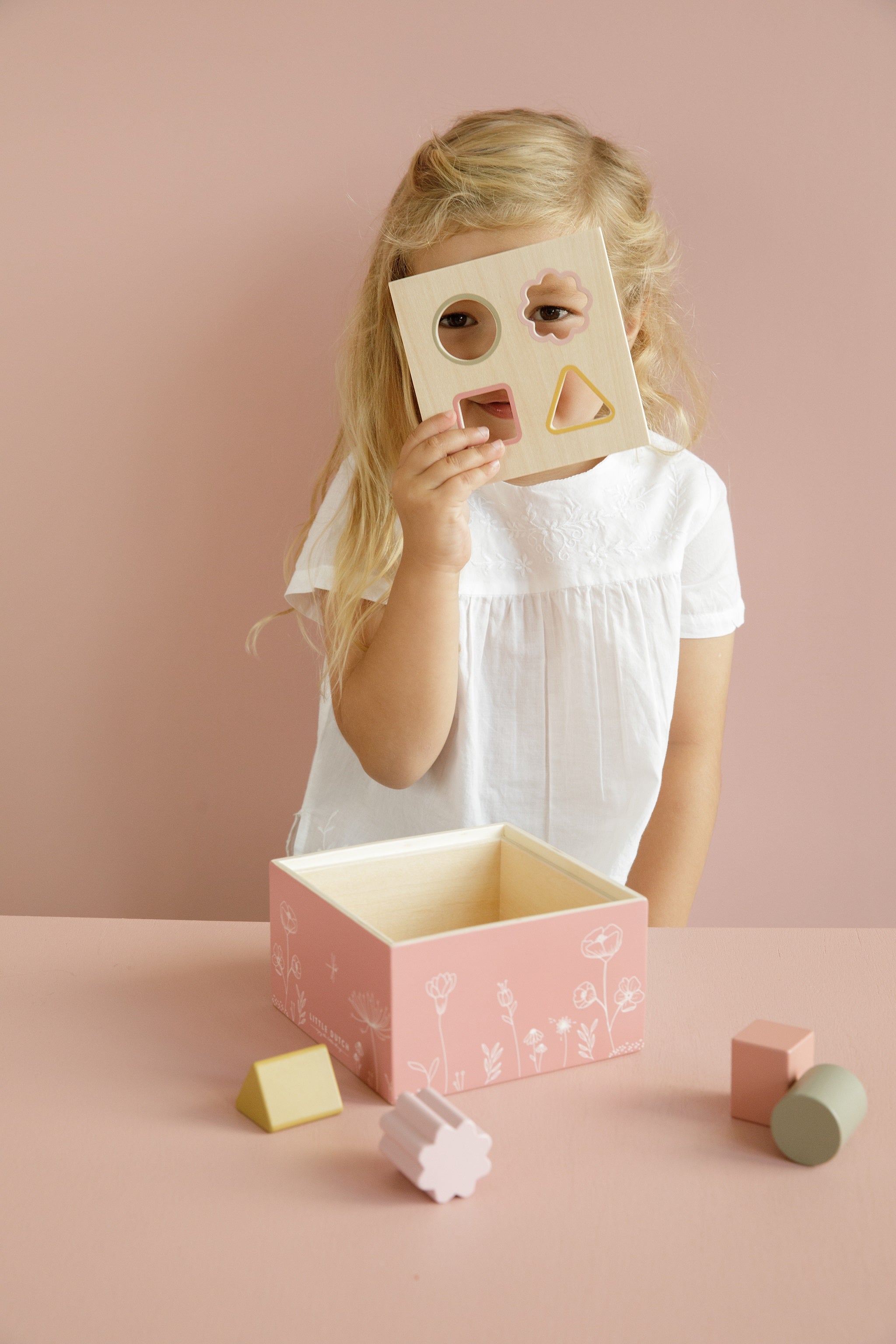Wooden Shape Sorter - Wild Flowers