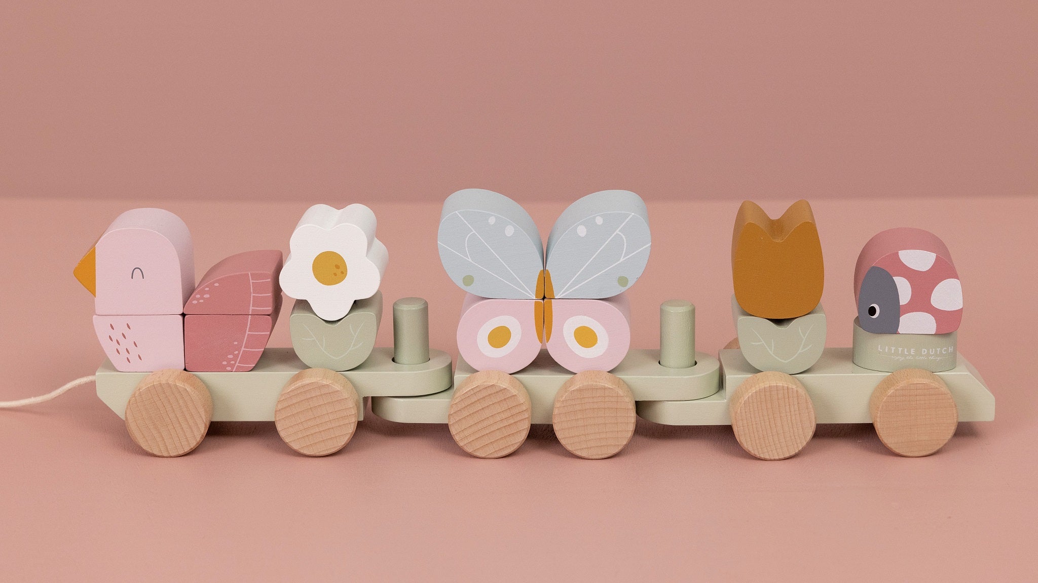 Little Dutch Stacking Train - Flowers and Butterflies