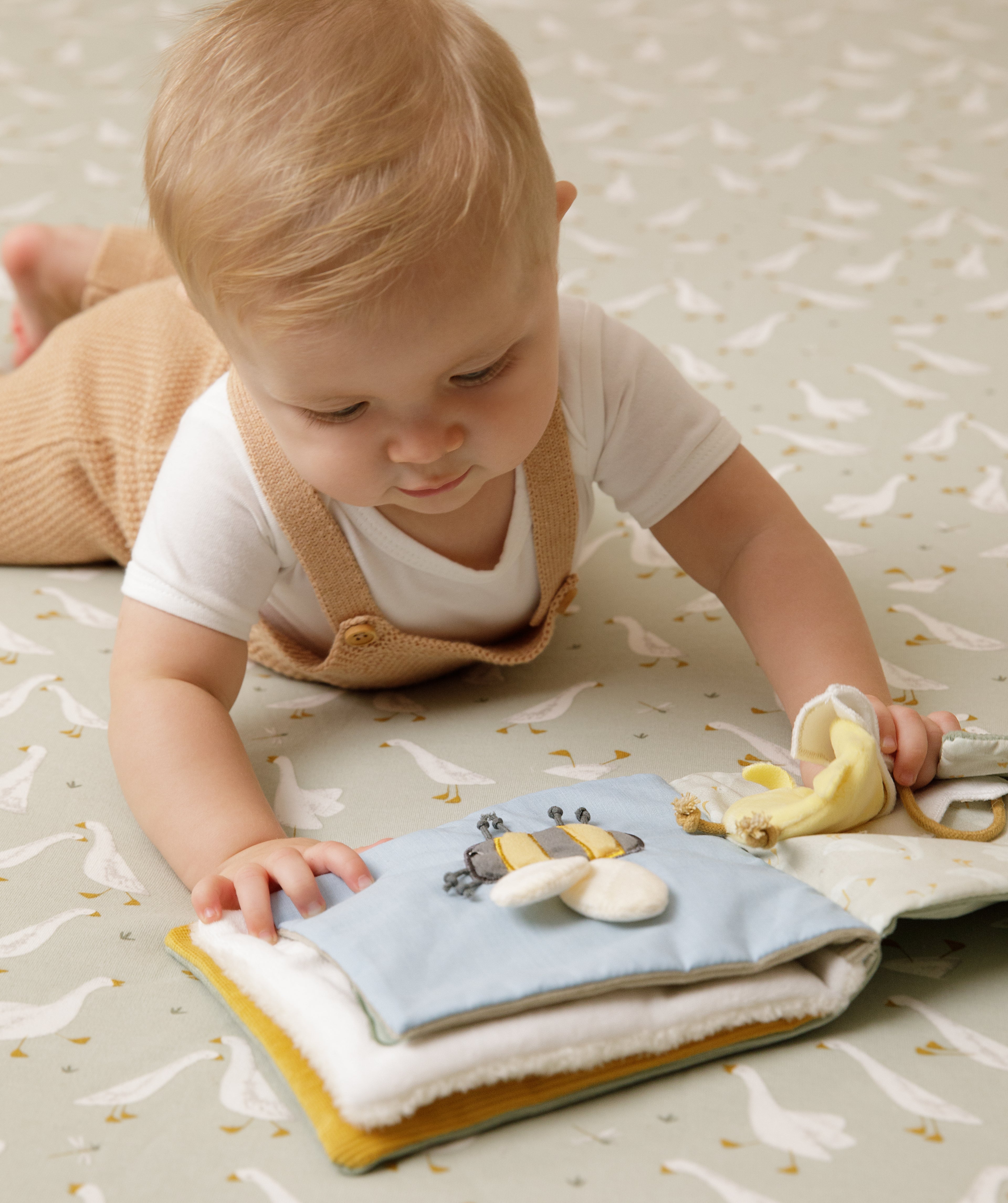 Little Dutch Fitted bassinet sheet - little goose