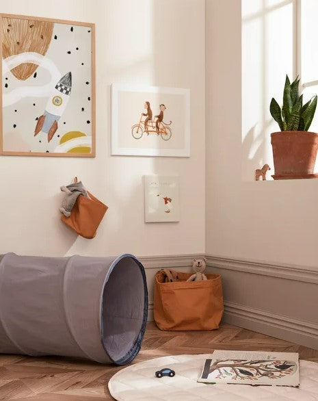 Kids Concept Premium Grey Canvas Tunnel (Cotton)