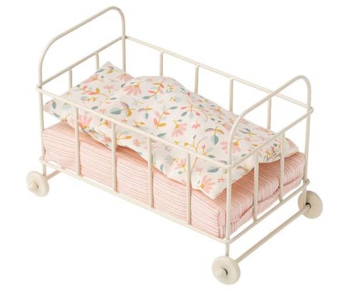 Maileg Baby Cot Micro - Metal