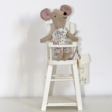 Maileg Highchair MICRO sized (little brother/sister size) - White