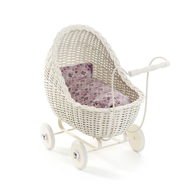 SmallStuff Wicker Stroller - Off White