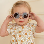 Little Dutch Kids Sunglasses Mauve - Round