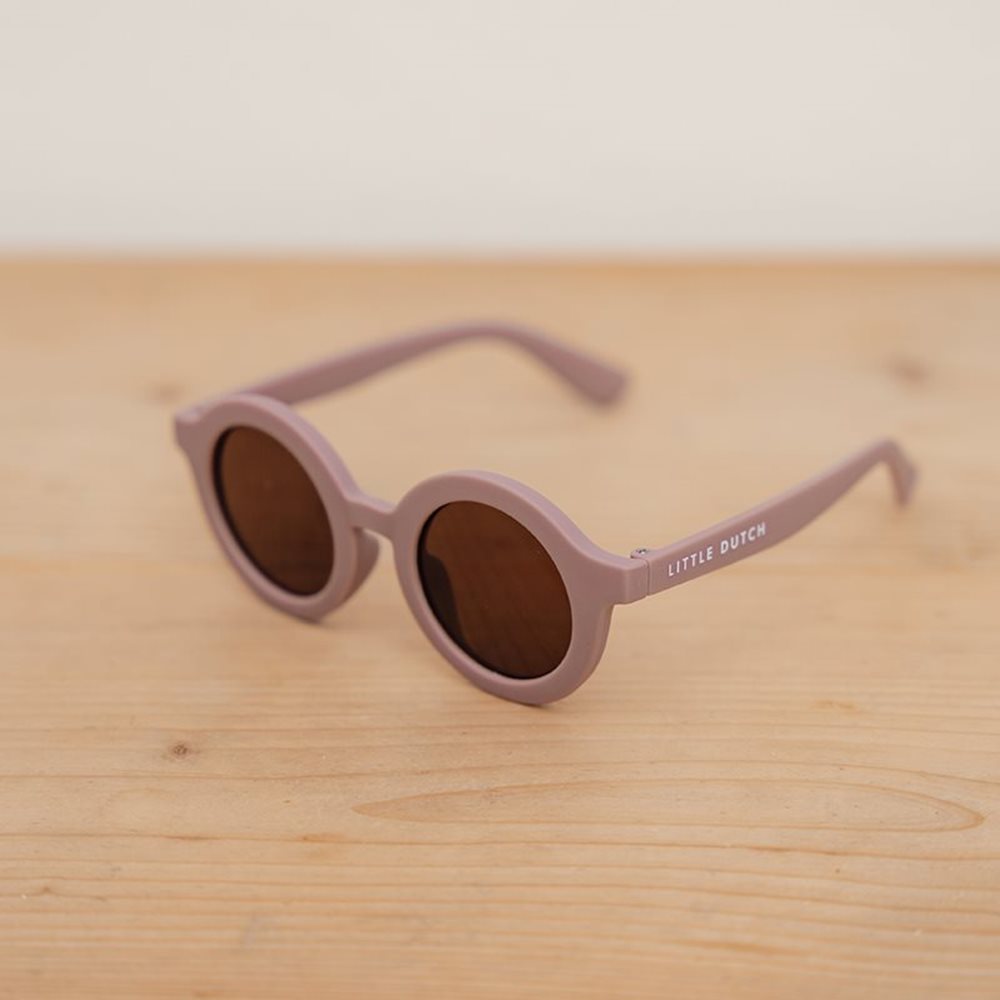 Little Dutch Kids Sunglasses Mauve - Round