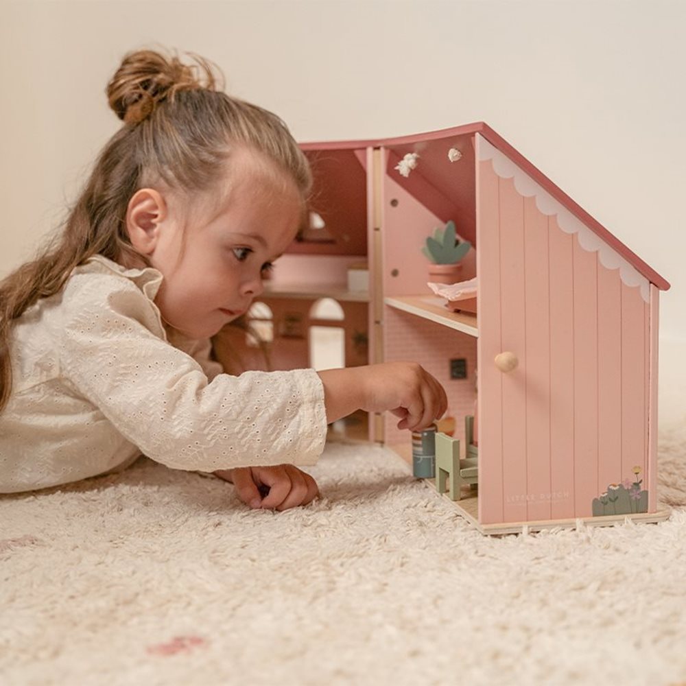 Little Dutch Wooden Portable Dollhouse