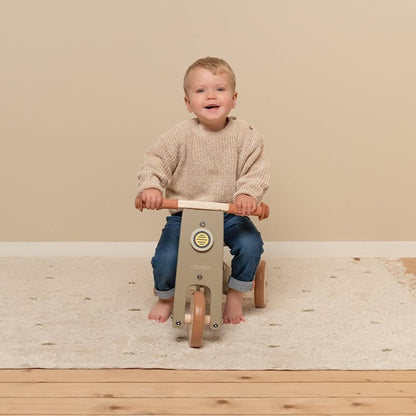 Little Dutch Wooden Tricycle - Olive (Minor Packaging Damage)