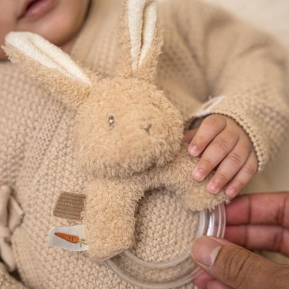 Little Dutch Ring Rattle - Baby Bunny