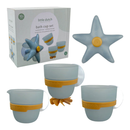 Little Dutch Bath Wall Cups - Blue