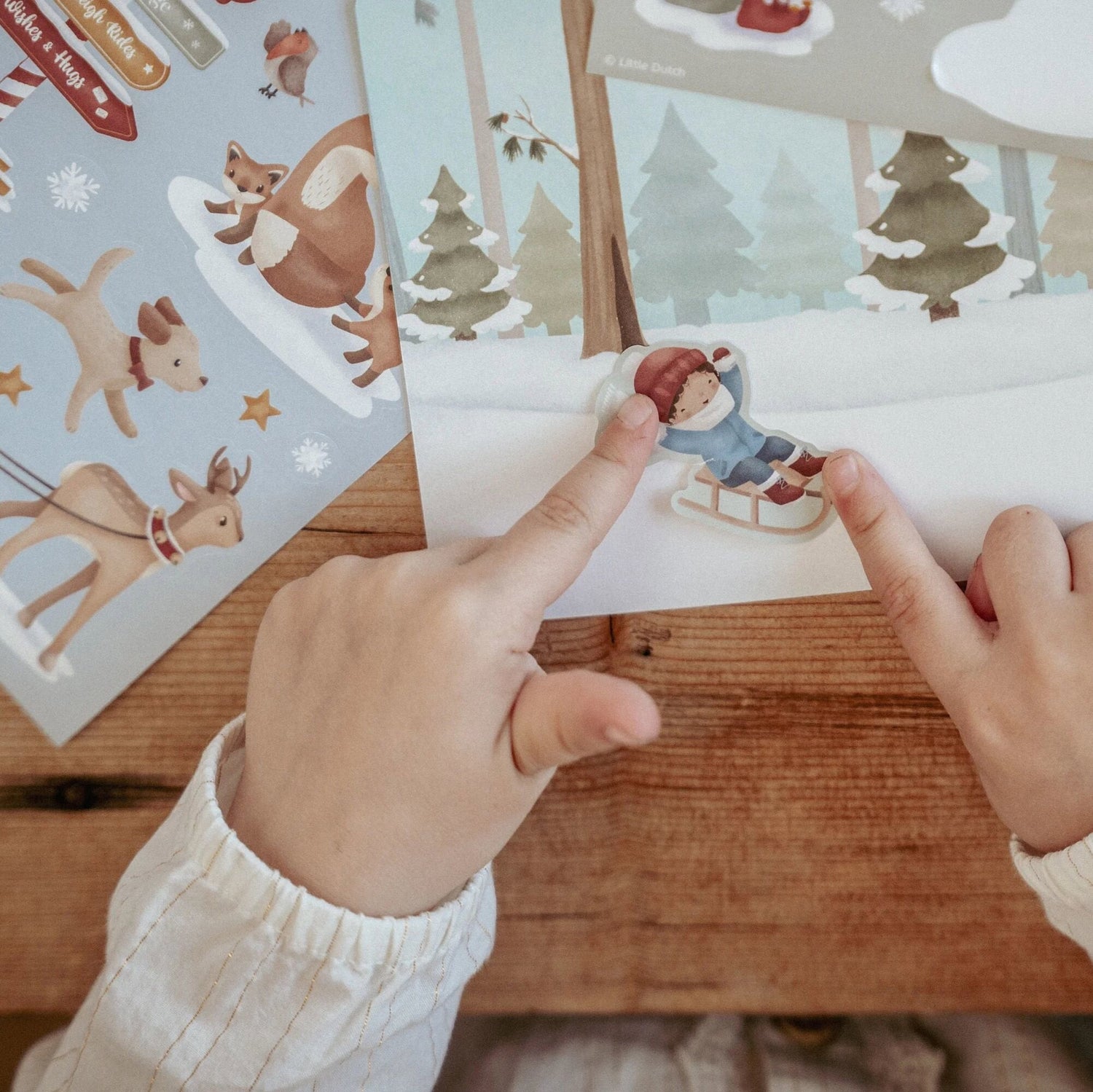 Little Dutch Christmas Sticker Story Booklet